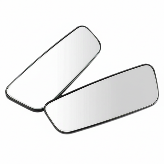 Prime Goods 2x 360 Stick on Rear View Auxiliary Blind Spot Mirror Wide Angle Car Truck SUV - Black