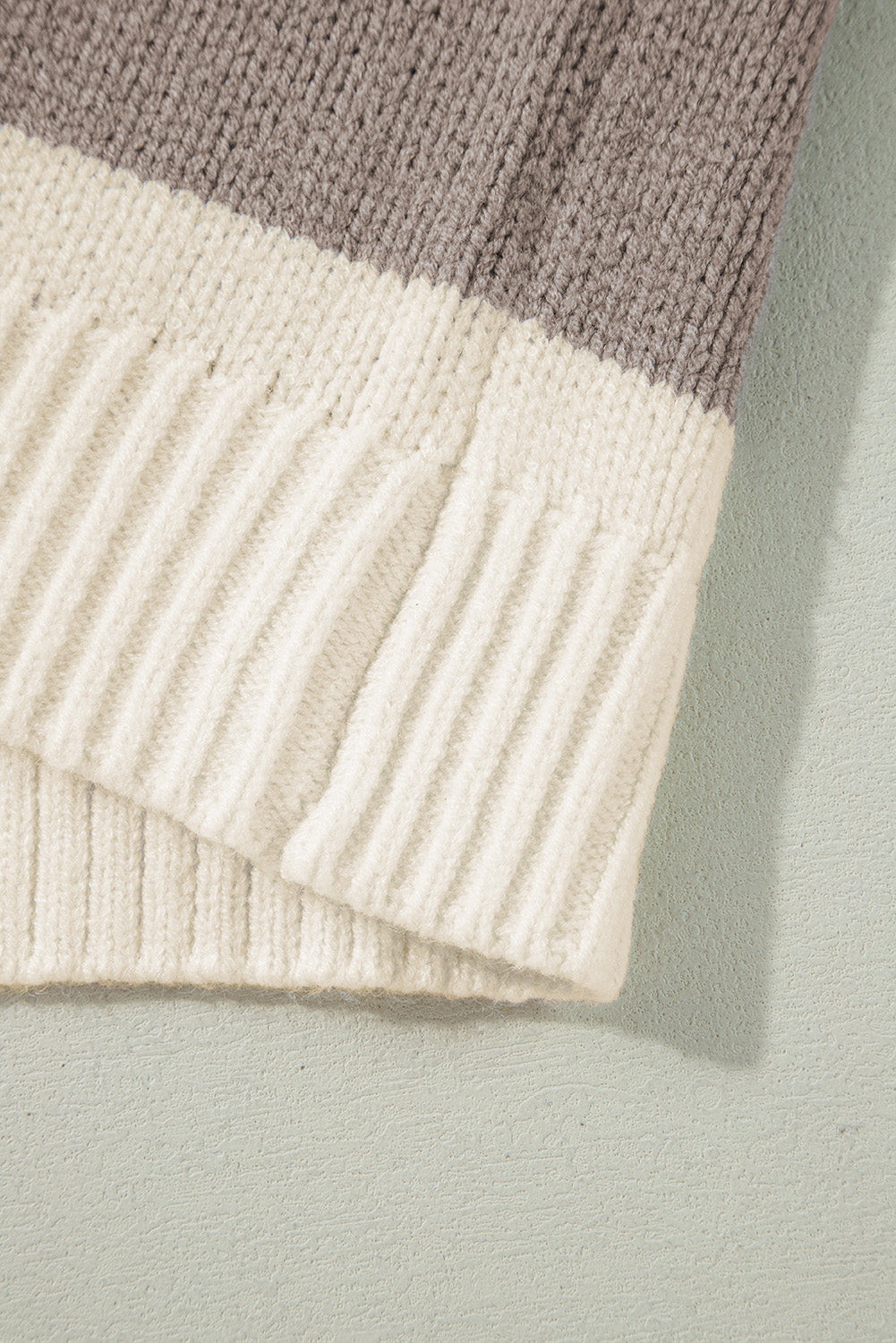 Threaded Pear Livia Colorblock Loose Pullover Sweater