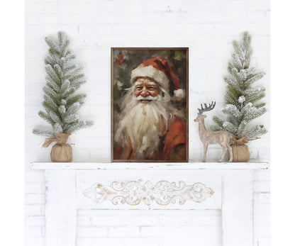 Kendrick Home Santa Portrait In Red