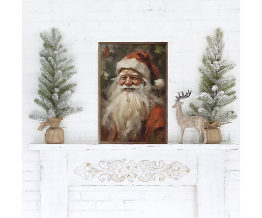 Kendrick Home Santa Portrait In Red