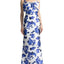 BLUE FLORAL PRINT-