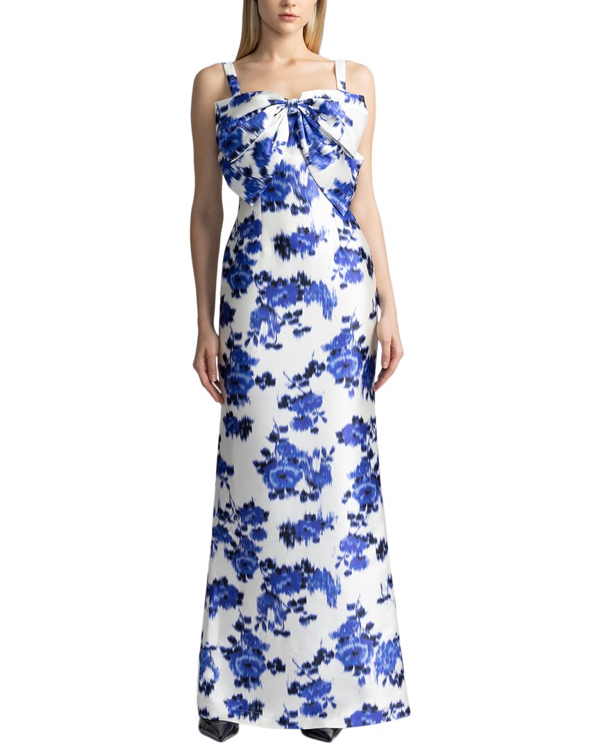 BLUE FLORAL PRINT--