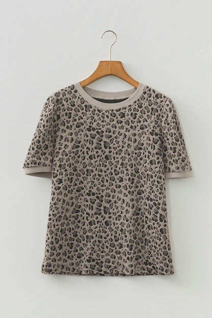 Threaded Pear Zoya Print Short Sleeve Top