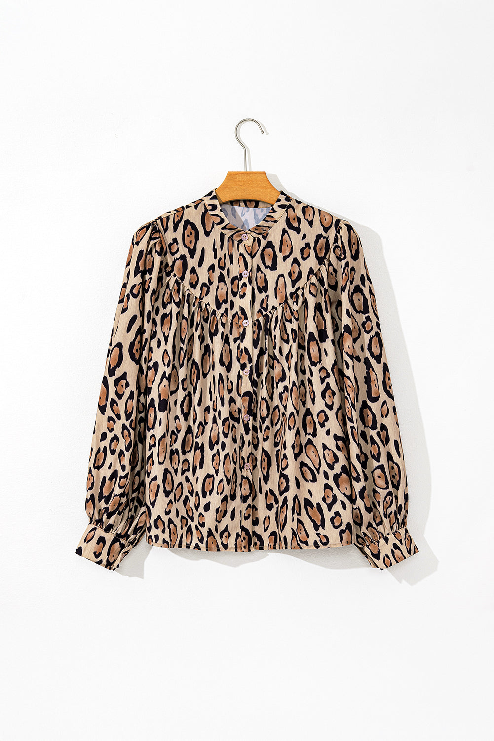 Threaded Pear Alaiya Balloon Sleeve Casual Shirt