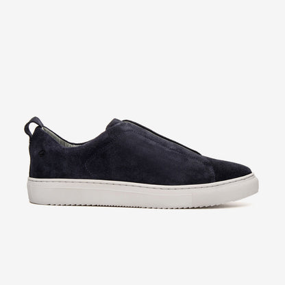 Navy Suede-