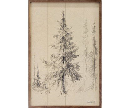 Kendrick Home Elegant Pine II By Danhui Nai