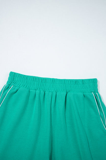 Threaded Pear Dani Colorblock Trim Pullover Top
