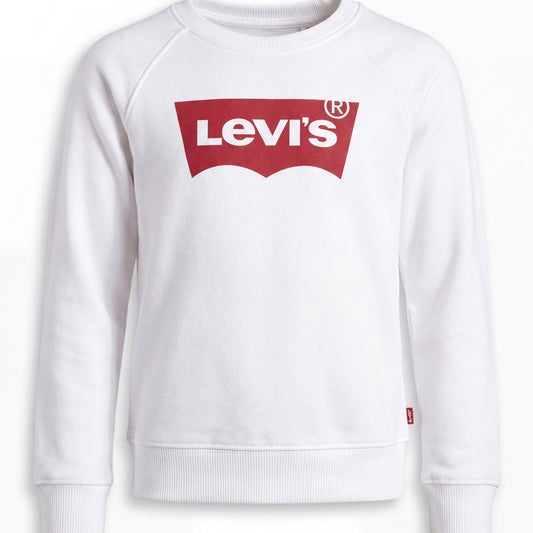 Levi's Toddler Boys' Logo Crewneck Sweatshirt - White