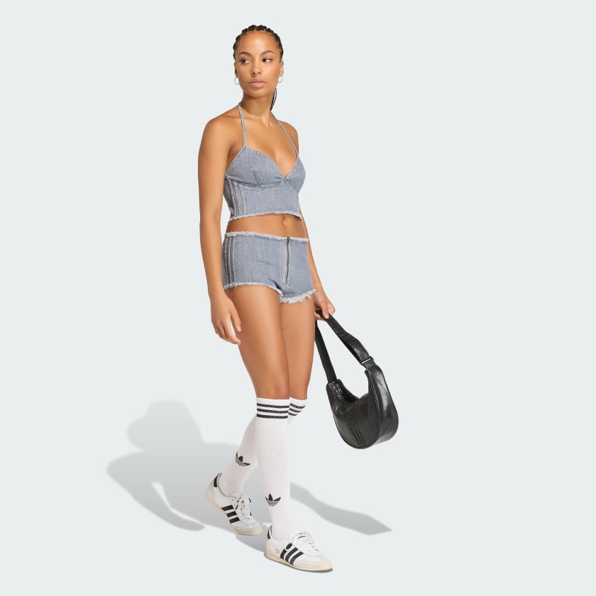 Washed Grey Denim-
