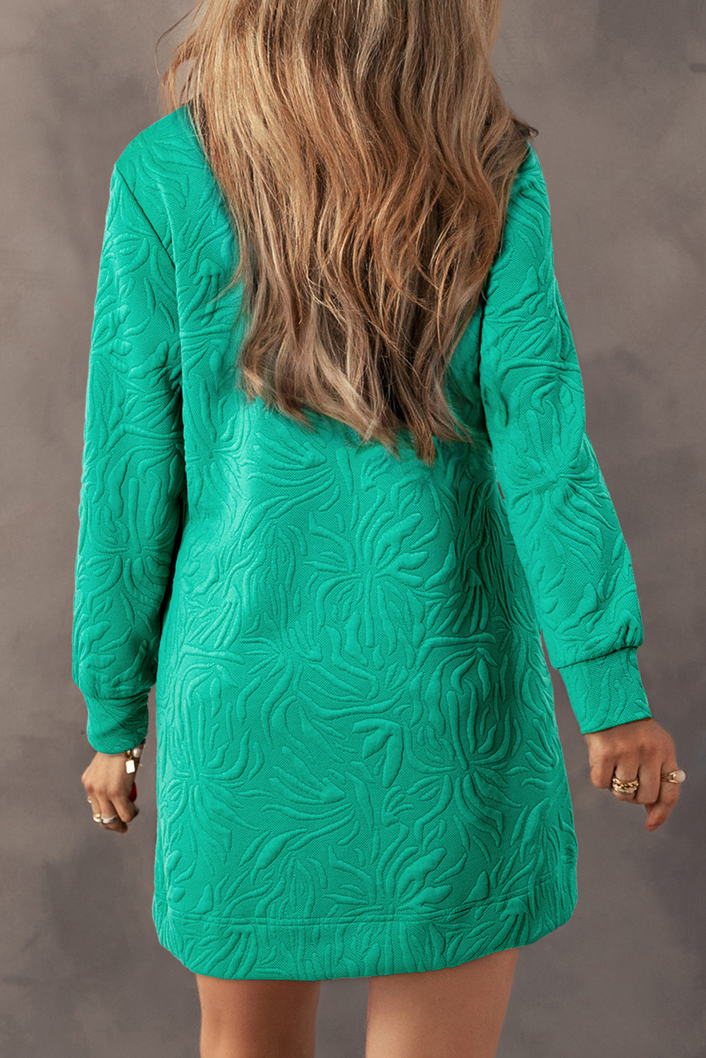 Threaded Pear Amayah Zipper Shift Mini Dress