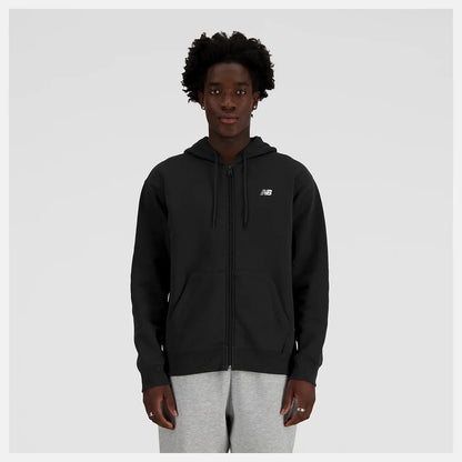 New Balance Sport Essentials Men's Full-Zip Hoodie — Black