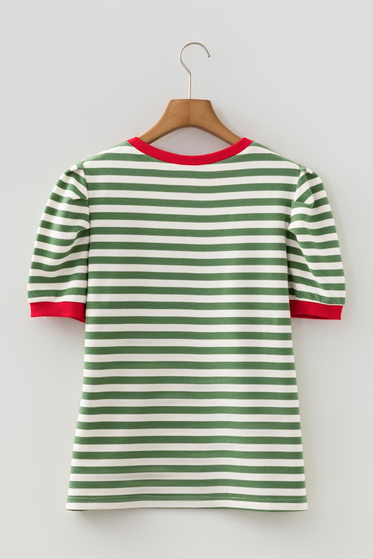 Threaded Pear Joy Sleeve Contrast Trim Tee