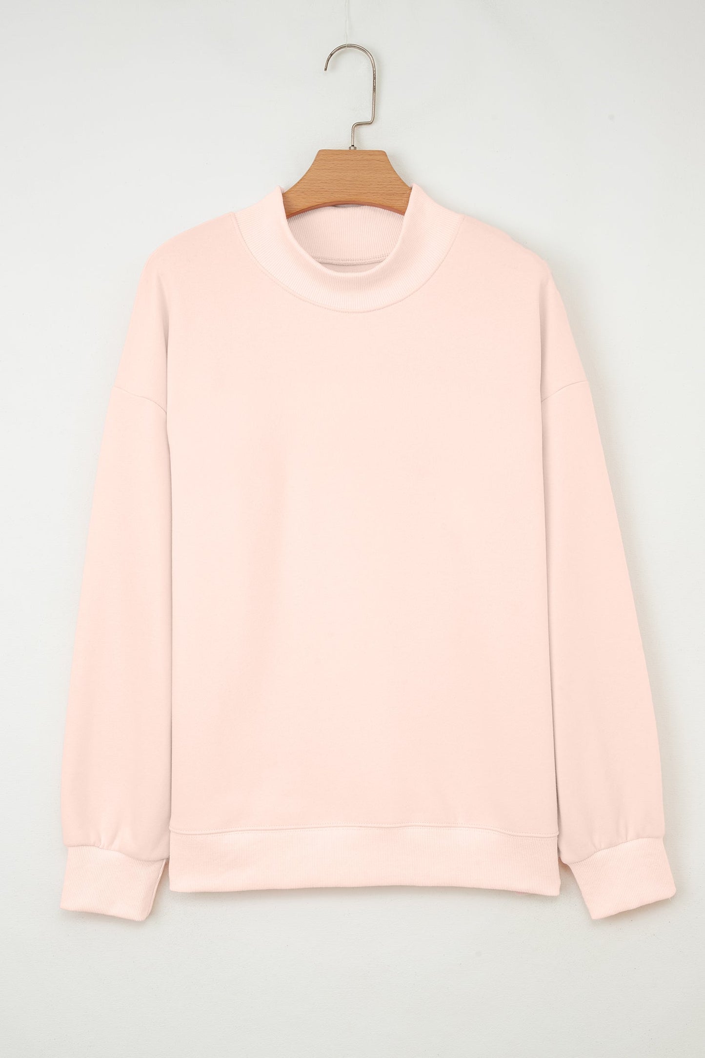 Threaded Pear Ensley apricot Oversize Mock Sweatshirt