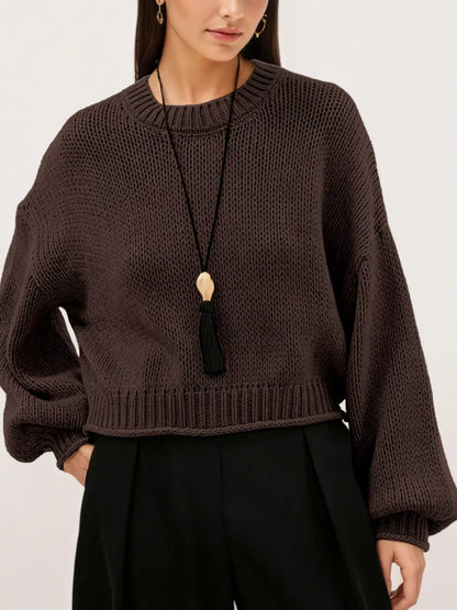Oversized Chunky Knit Sweater