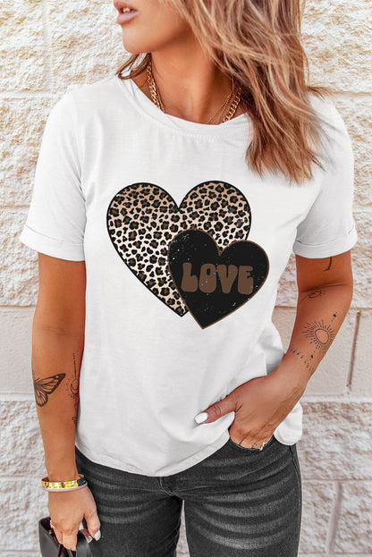 Threaded Pear Adriana Printed Valentines Graphic Tee