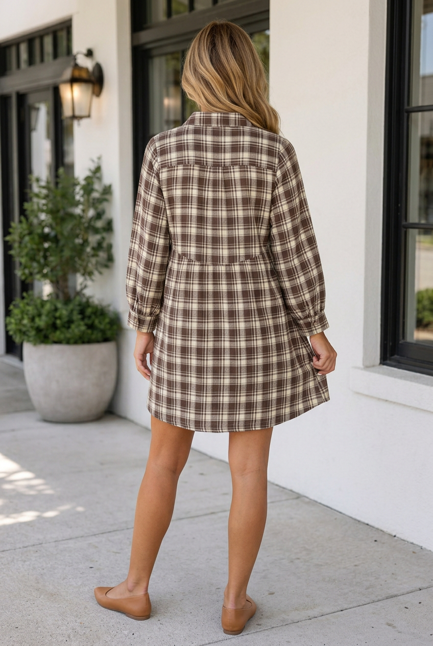 Elyse Short Shift Mini Dress