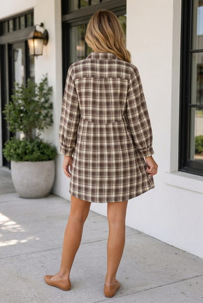 Elyse Short Shift Mini Dress