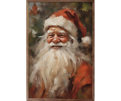 Kendrick Home Santa Portrait In Red