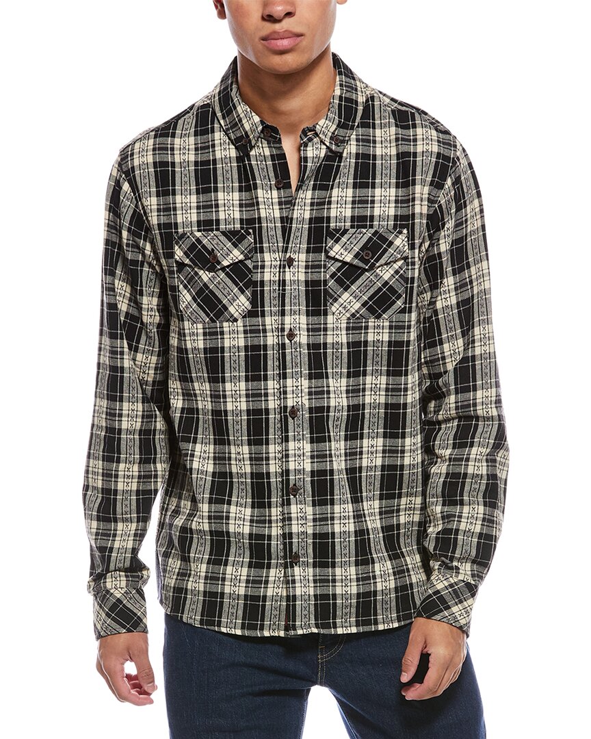 BLACK/ CROSS PLAID-