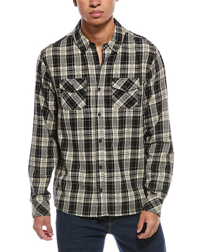 BLACK/ CROSS PLAID-