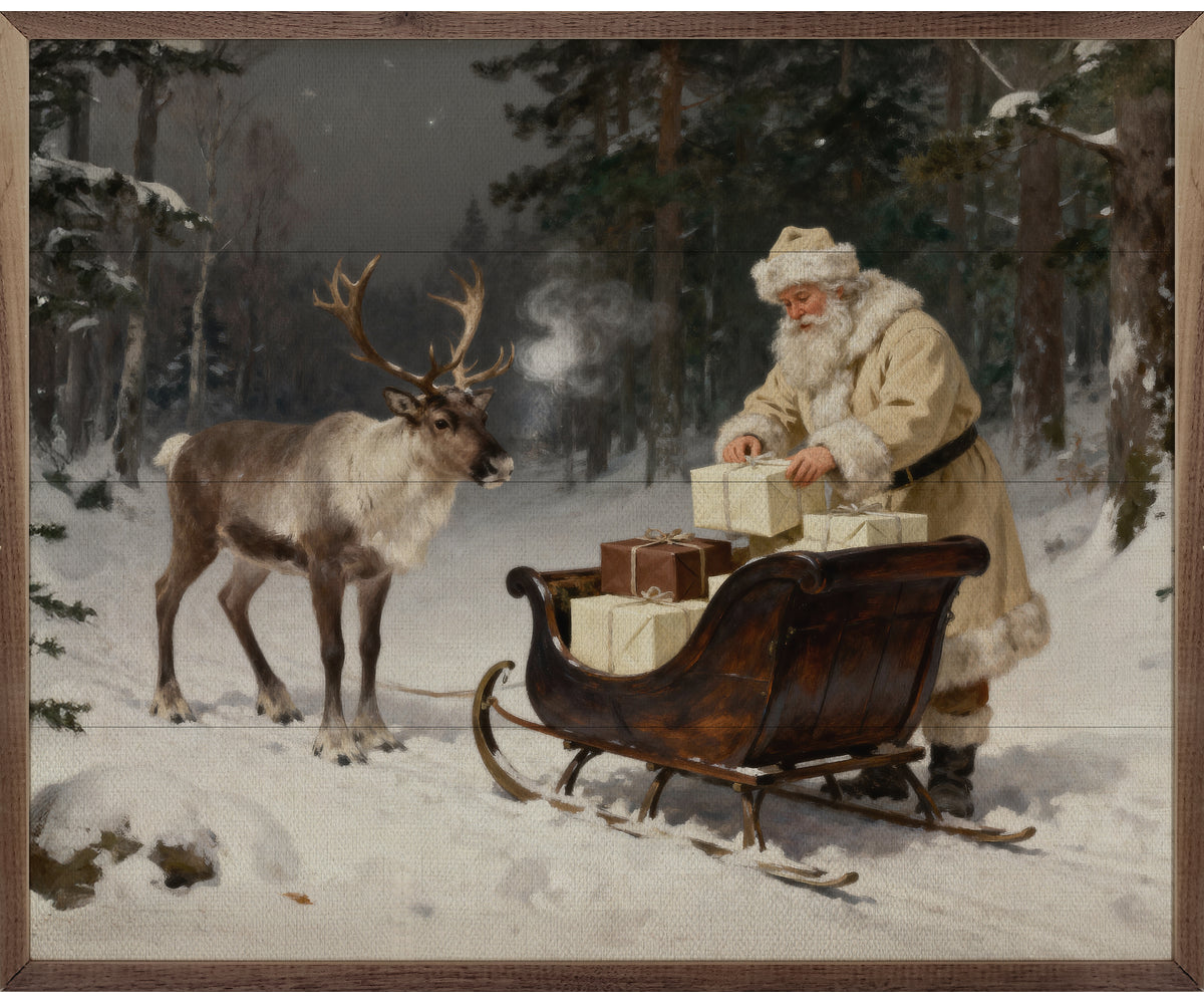 Kendrick Home Santa's Sleigh In The Timber