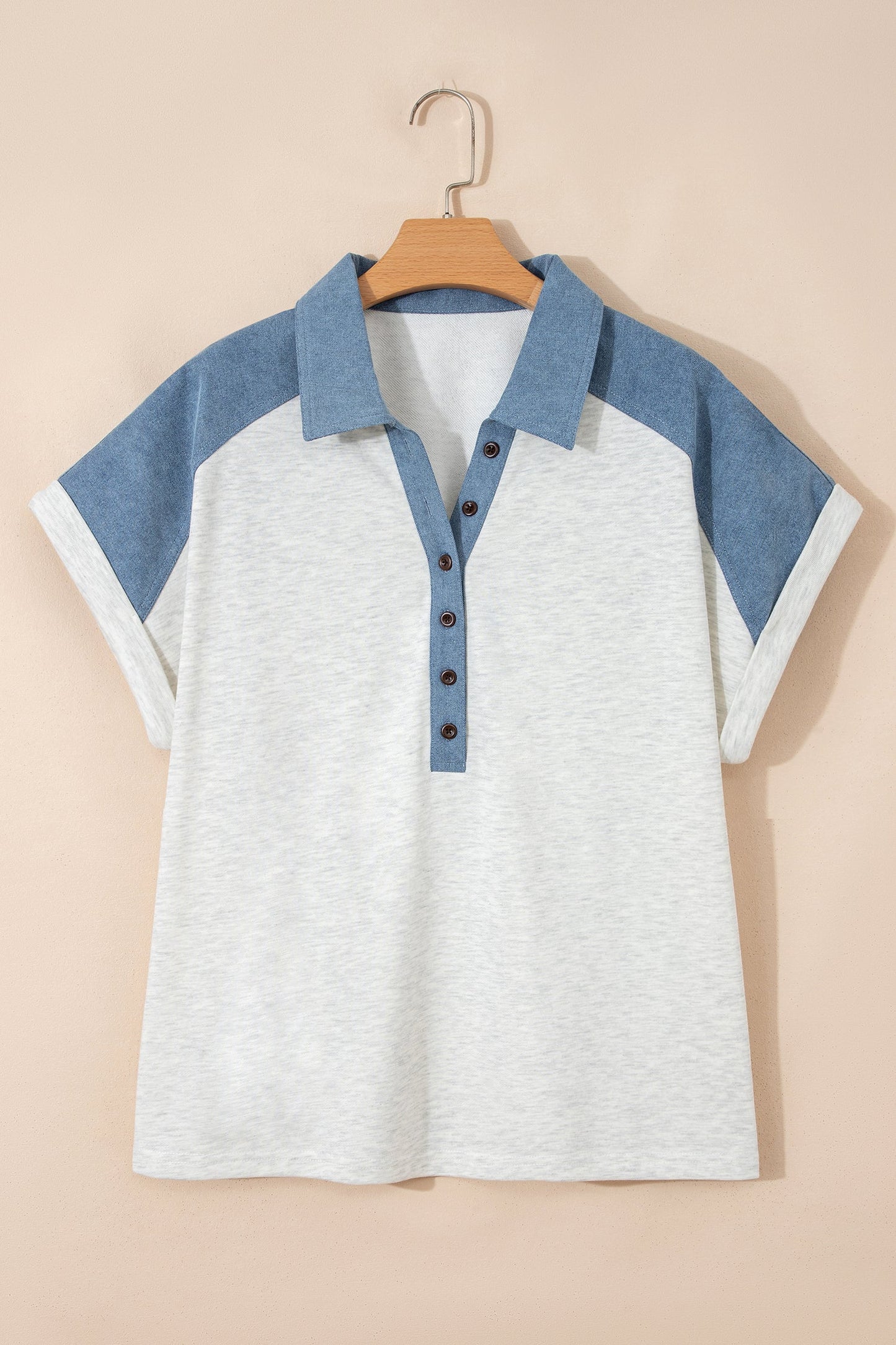 Threaded Pear Maddie Cuffed Sleeve Polo PLUS Tee