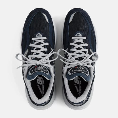 New Balance Made in USA 990v6 Men's Sneakers — Navy Suede Low-Top