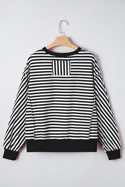 Threaded Pear Gracelynn Shoulder Casual Pullover Top