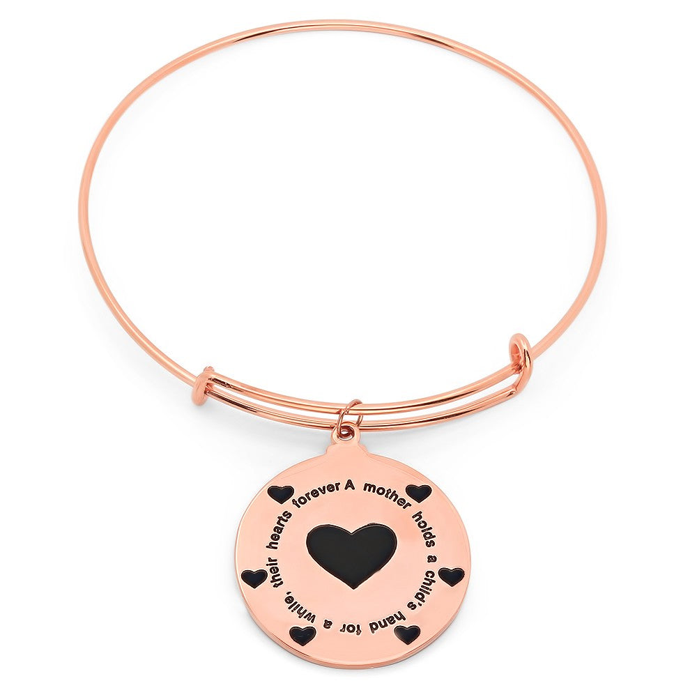 SteelTime Women's Stainless Steel 'I Loved You Yesterday, I Love You Still, I Always Have, I Always Will' Pendant
