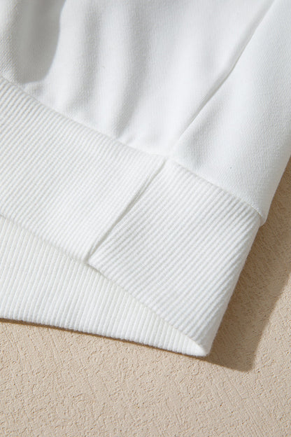 Threaded Pear Kaitlyn Patched Drop Shoulder Sweatshirt