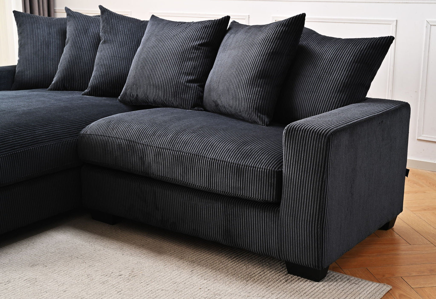 Luxe - Oversized 2 Piece Sectional Couches for Living Room, L Shaped Sofa With Chaise