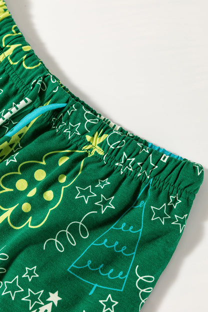 Threaded Pear Evelyn Christmas Tree Print Tee