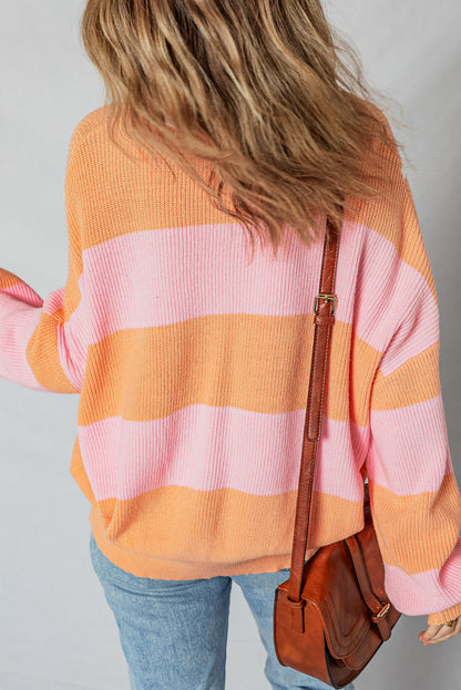 Threaded Pear Claire Half Zip Oversize Sweater