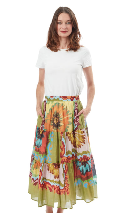 Woodstock Skirt Dark Floral