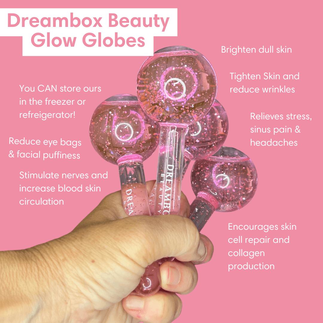 Ice Globes for Face | Cooling Facial Massage Glow Globes