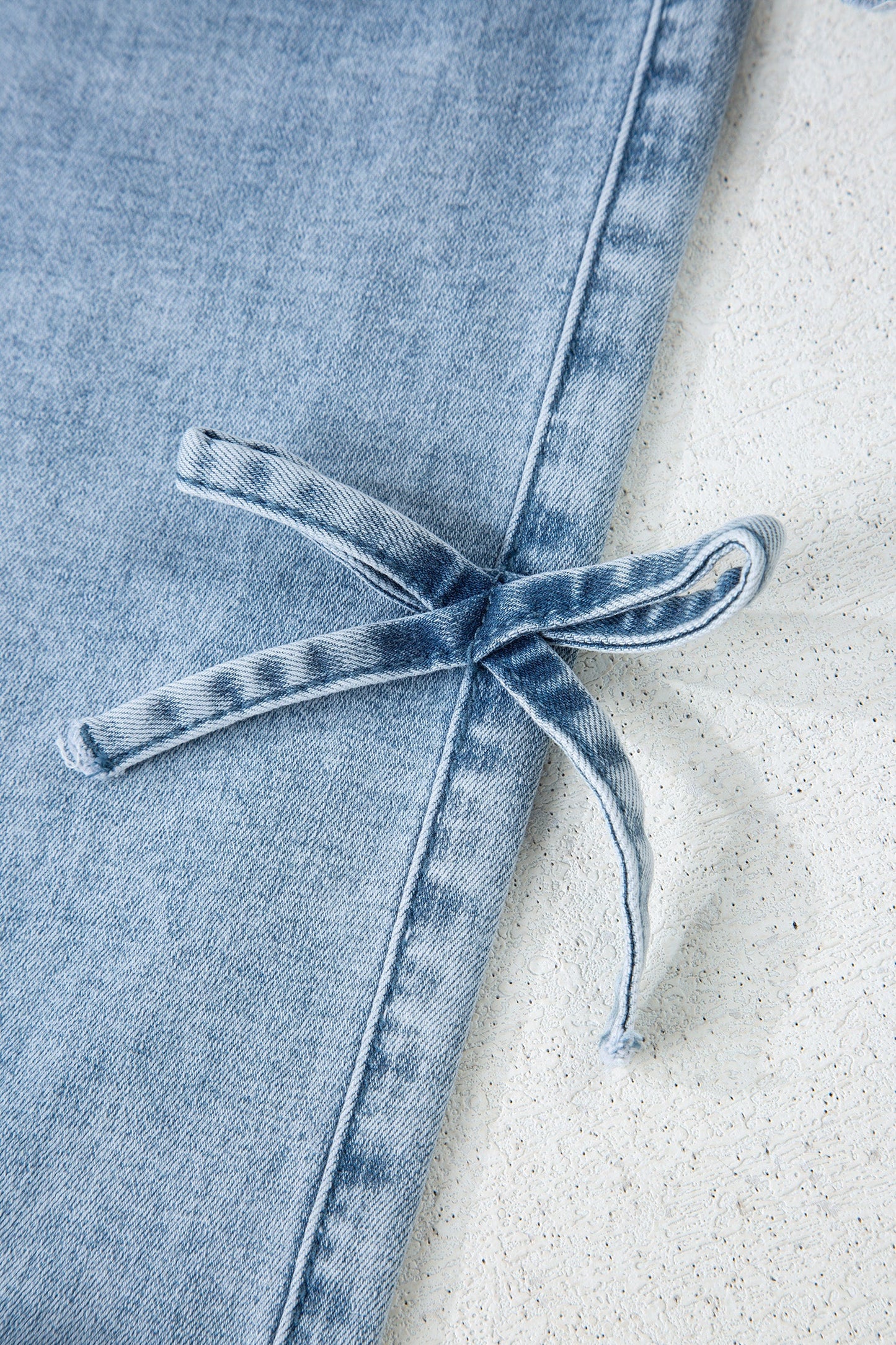 Threaded Pear Maryam Straight Leg Loose Jeans