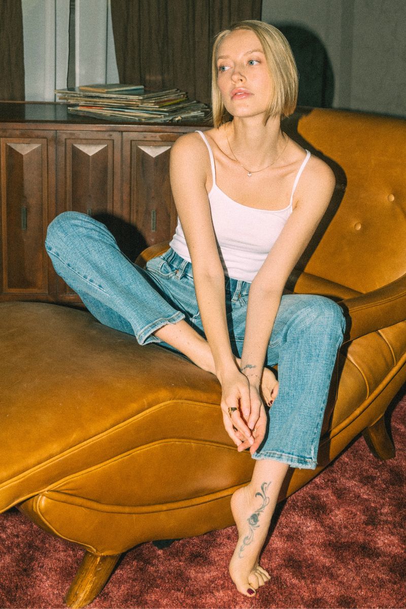 Tummy Control High Rise Straight Jeans