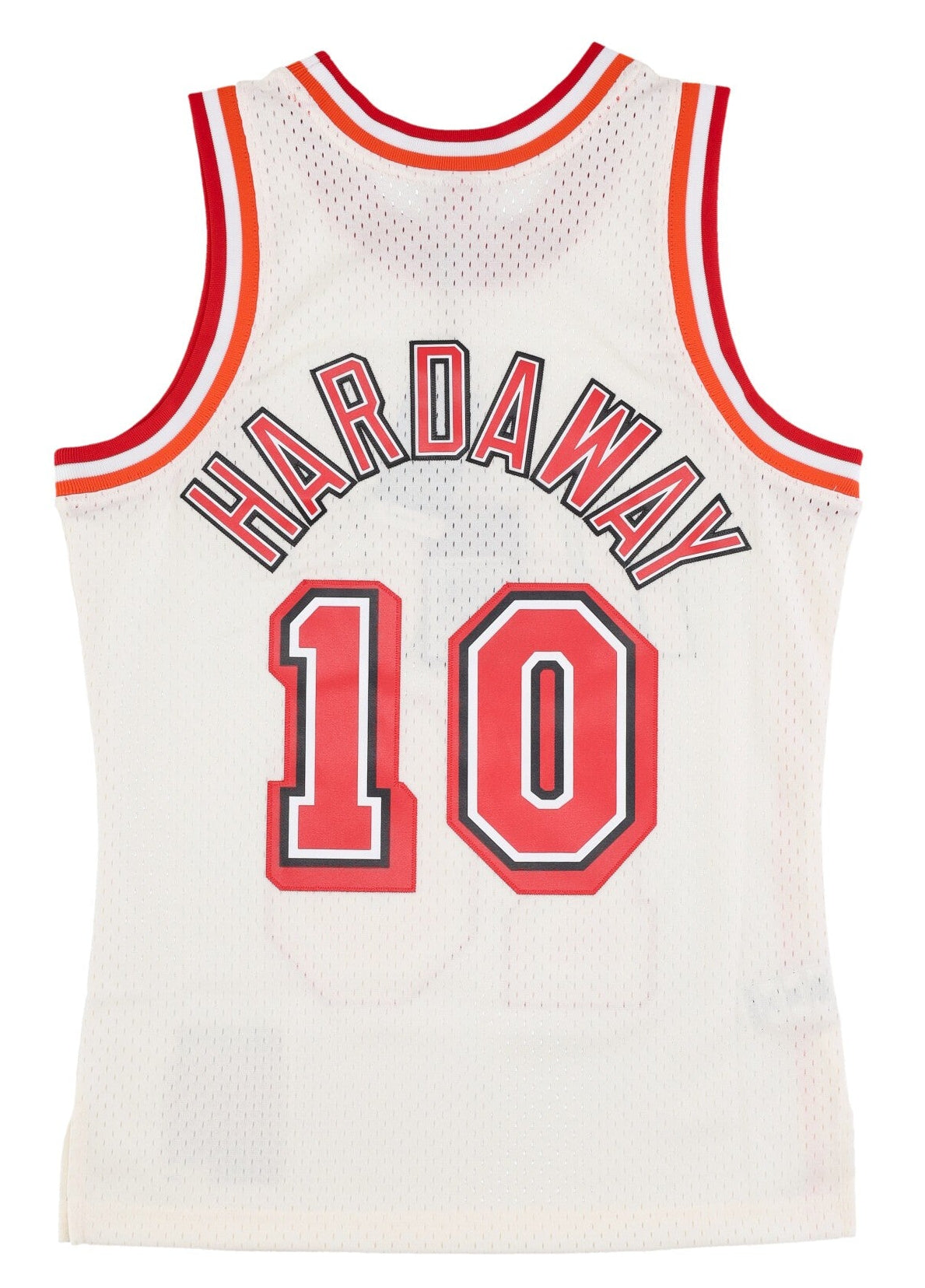 Men's Mitchell & Ness Cream Team Color Swingman Jersey Heat 1996 Tim Hardaway