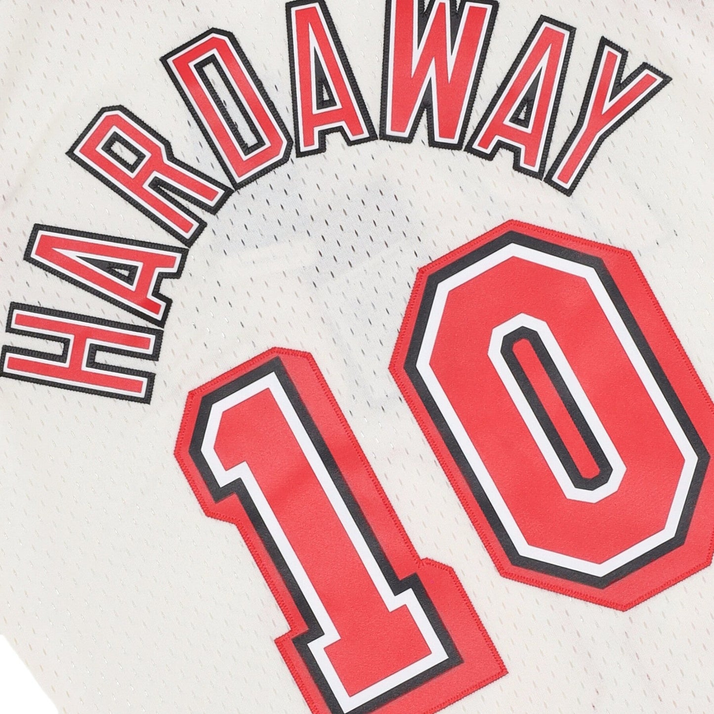 Men's Mitchell & Ness Cream Team Color Swingman Jersey Heat 1996 Tim Hardaway