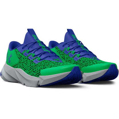 Under Armour Preschool Scramjet 5 - Extreme Green/Black/Versa Blue