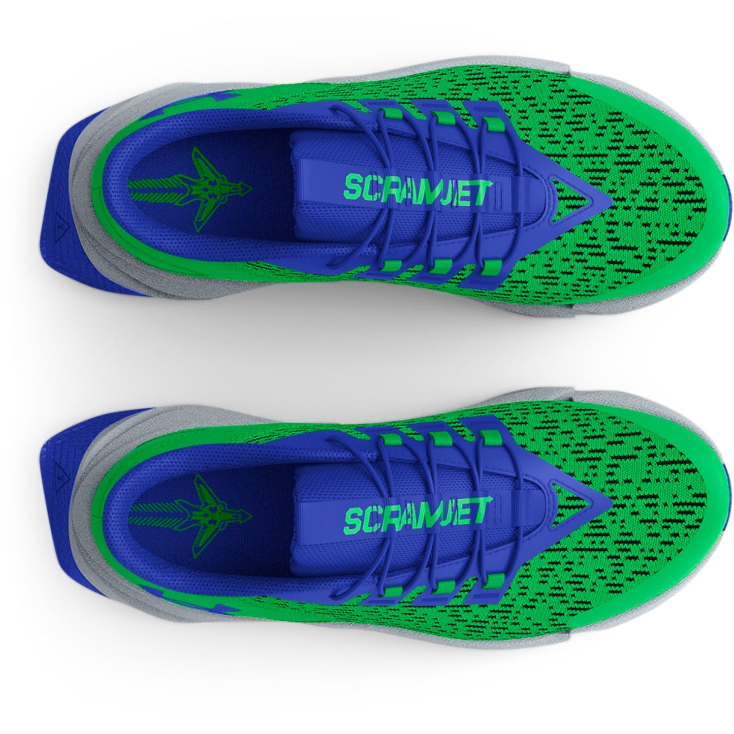 Under Armour Preschool Scramjet 5 - Extreme Green/Black/Versa Blue