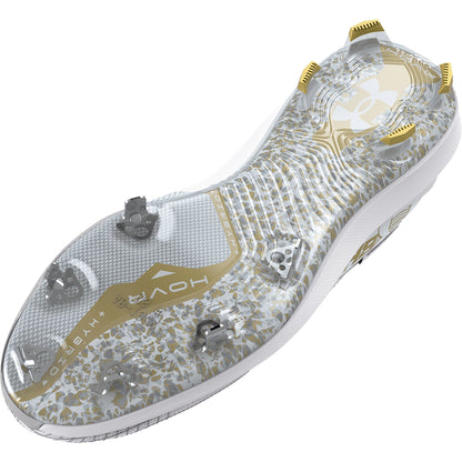 Under Armour Mens Harper 7 Low ST - White Metallic Gold