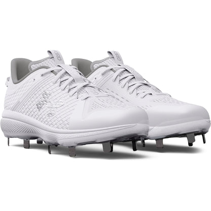 Under Armour Mens Yard Low MT - White/Metallic Silver