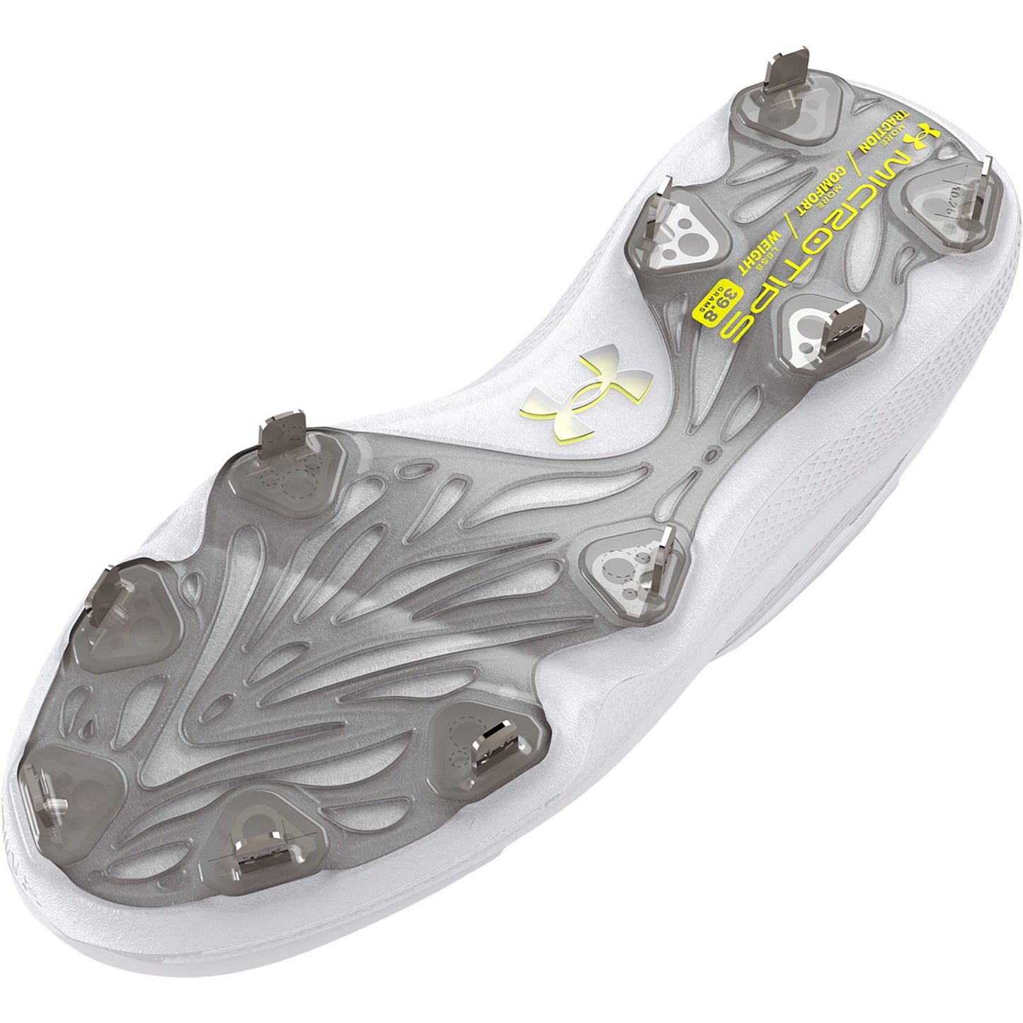 Under Armour Mens Yard Low MT - White/Metallic Silver