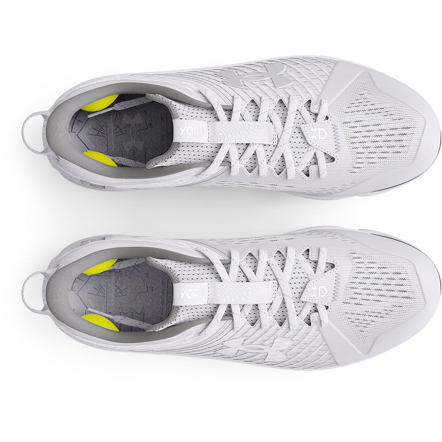 Under Armour Mens Yard Low MT - White/Metallic Silver