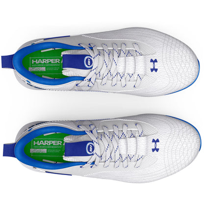 Under Armour Grade School Harper 7 Low TPU GS - Royal/White