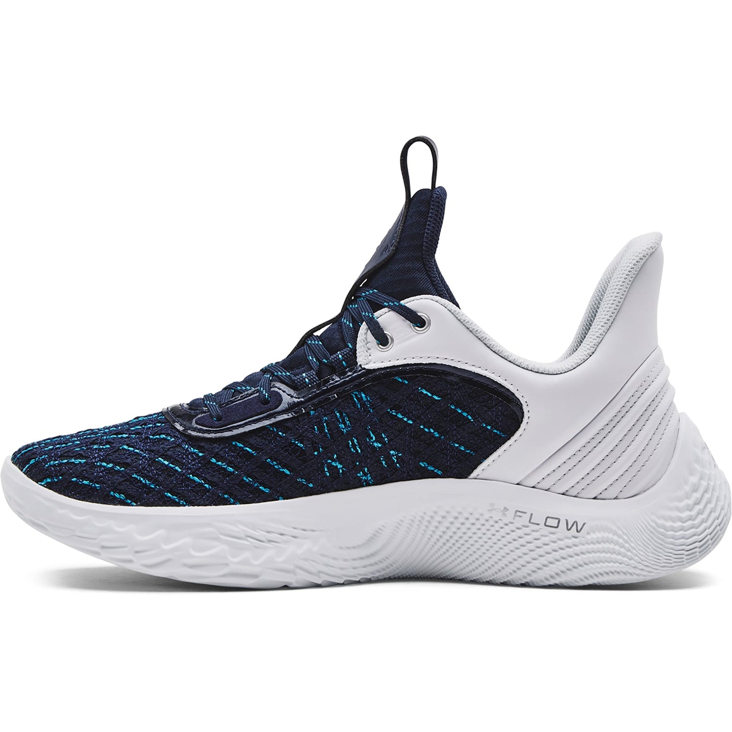 Under Armour Mens Curry Flow 9 - White/Midnight Navy/Midnight Navy