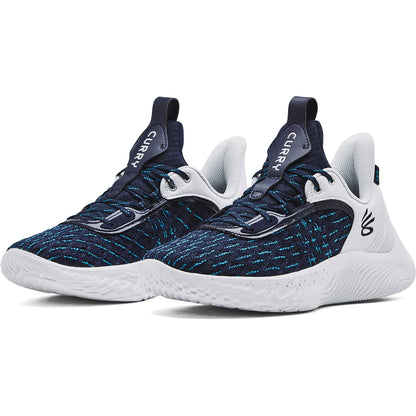 Under Armour Mens Curry Flow 9 - White/Midnight Navy/Midnight Navy