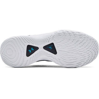 Under Armour Mens Curry Flow 9 - White/Midnight Navy/Midnight Navy