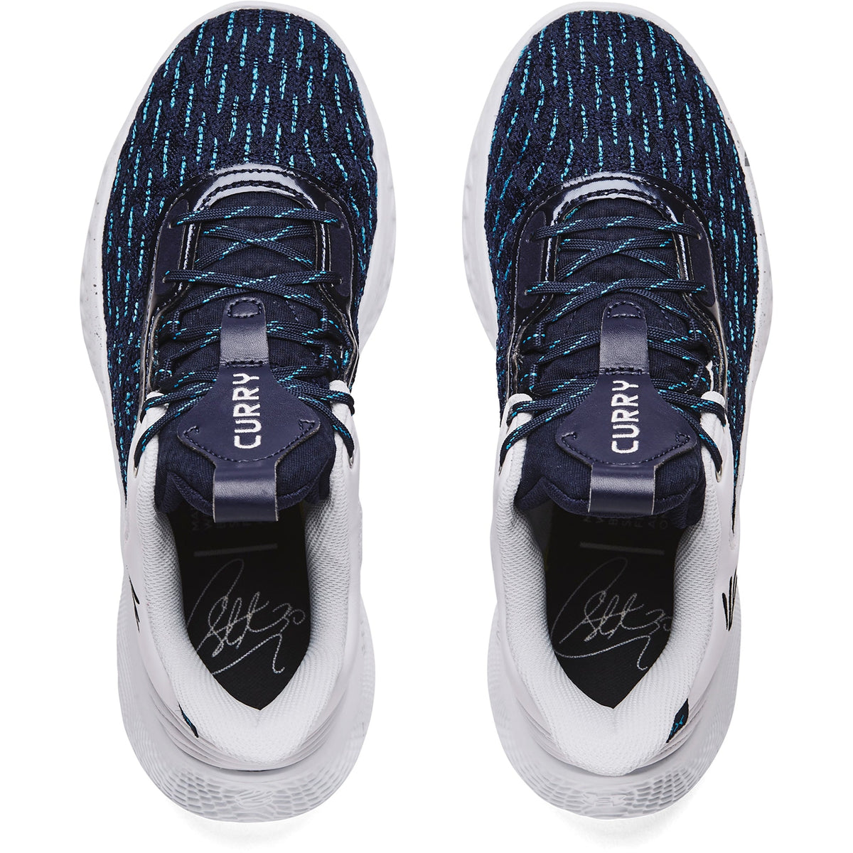 Under Armour Mens Curry Flow 9 - White/Midnight Navy/Midnight Navy